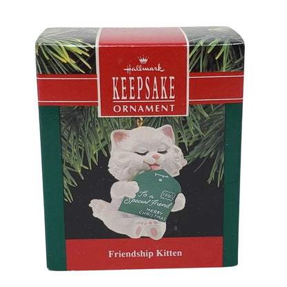 1990 Friendship Kitten Hallmark Ornament (Special Friend) QX4143