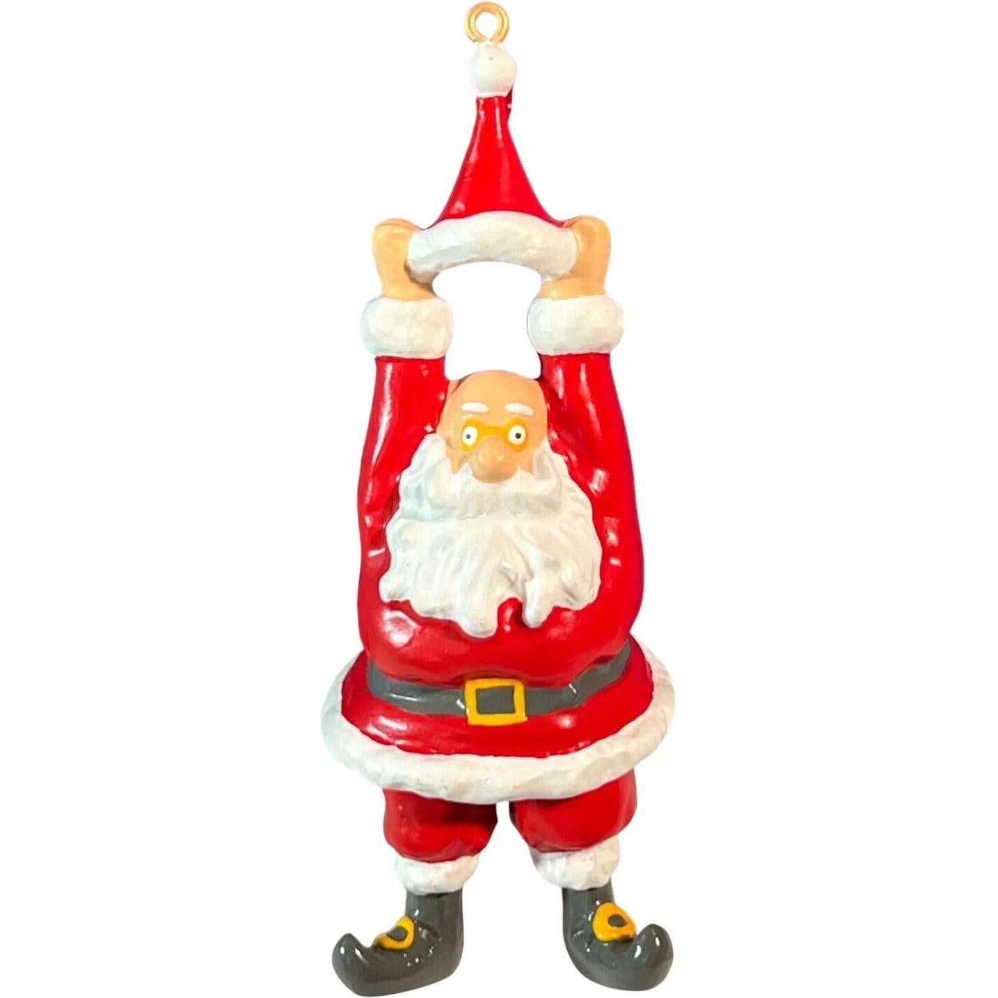 1990 Hang Onto Your Hat - John Jonik Santa Enesco Ornament (Santa Claus) 564397