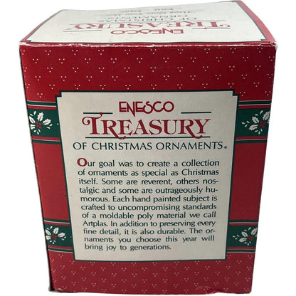 1990 Hang Onto Your Hat - John Jonik Santa Enesco Ornament (Santa Claus) 564397