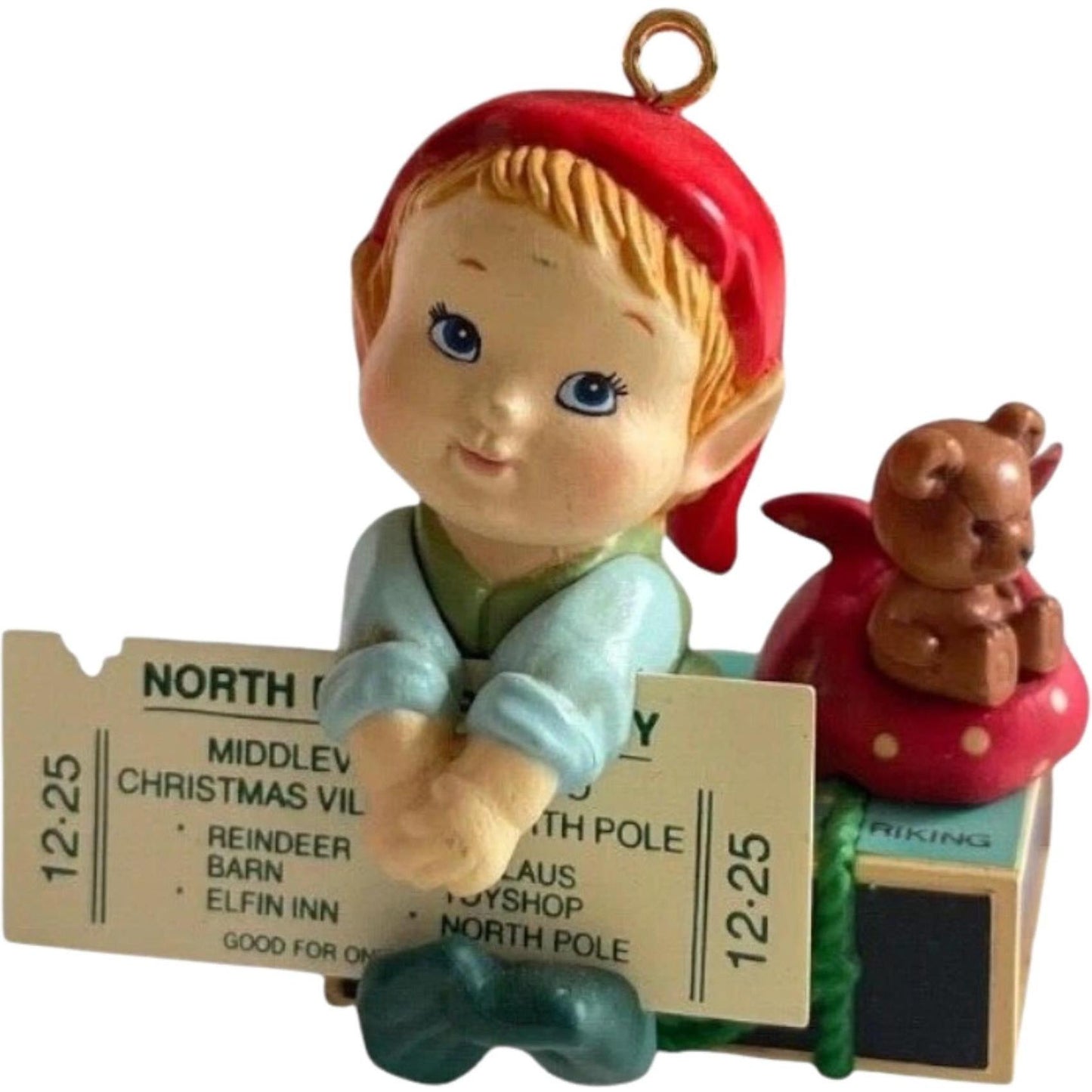 1990 Home for the Holidays Carlton Cards Ornaments (Elf) 102357-8