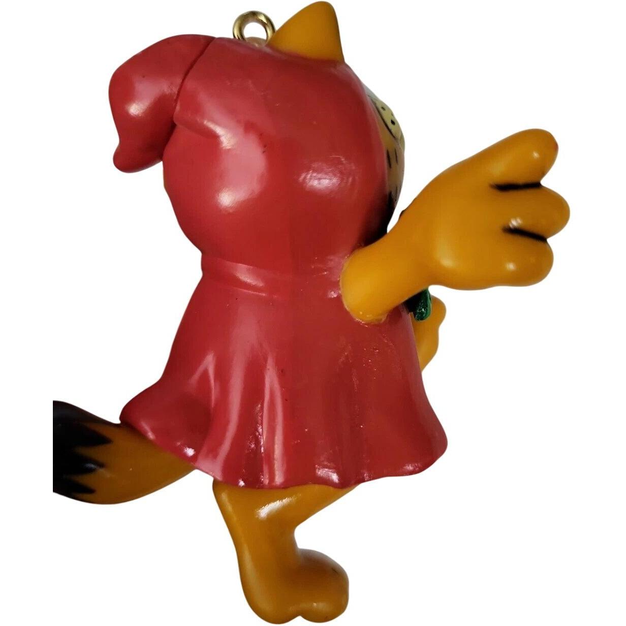 1990 "Little Red Riding Cat" Enesco Ornament (Garfield) 572632