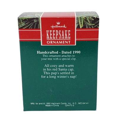 1990 Long Winter's Nap Hallmark Ornament (Animal) QX4703