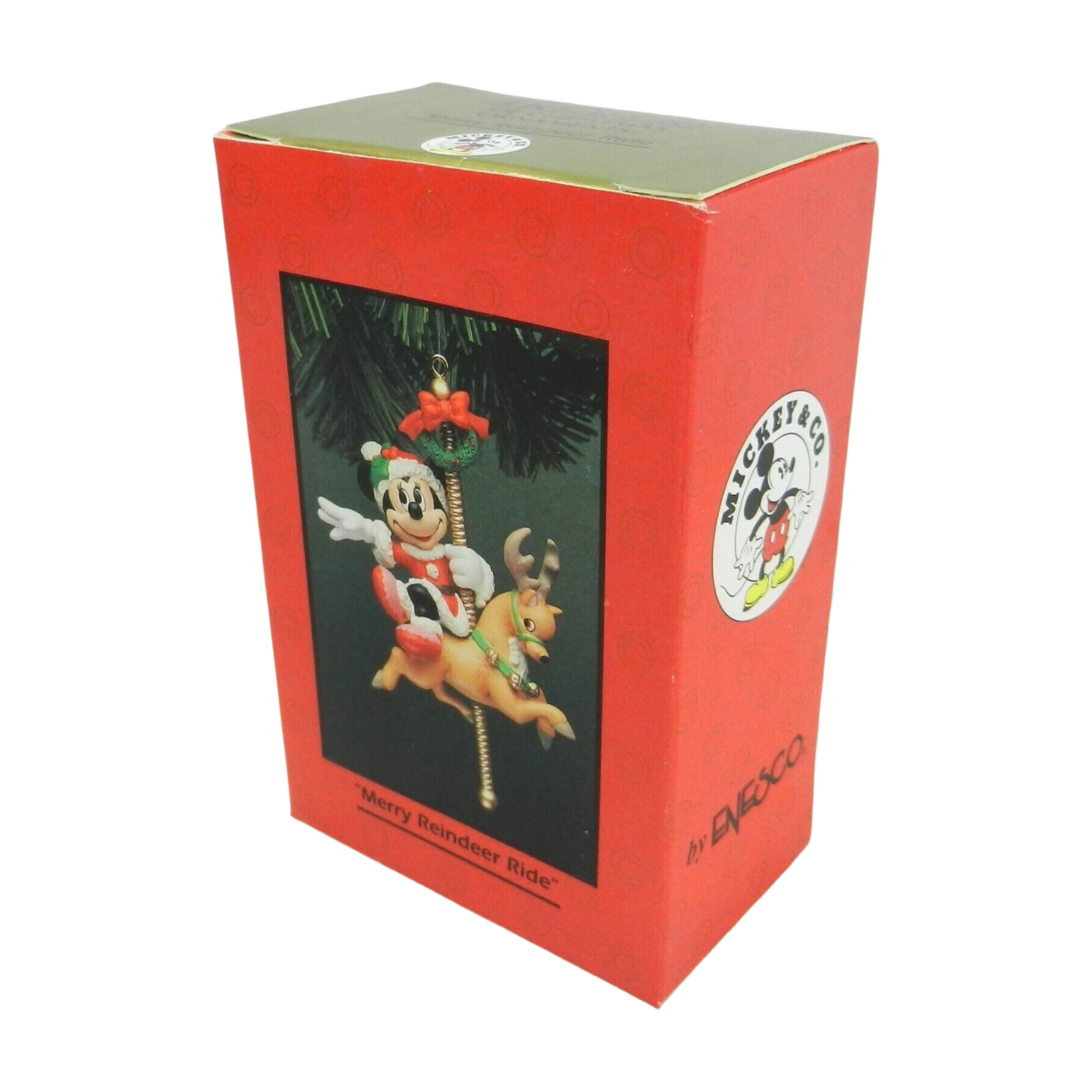 1990 Merry Reindeer Ride Enesco Ornament (Reindeer) 599719