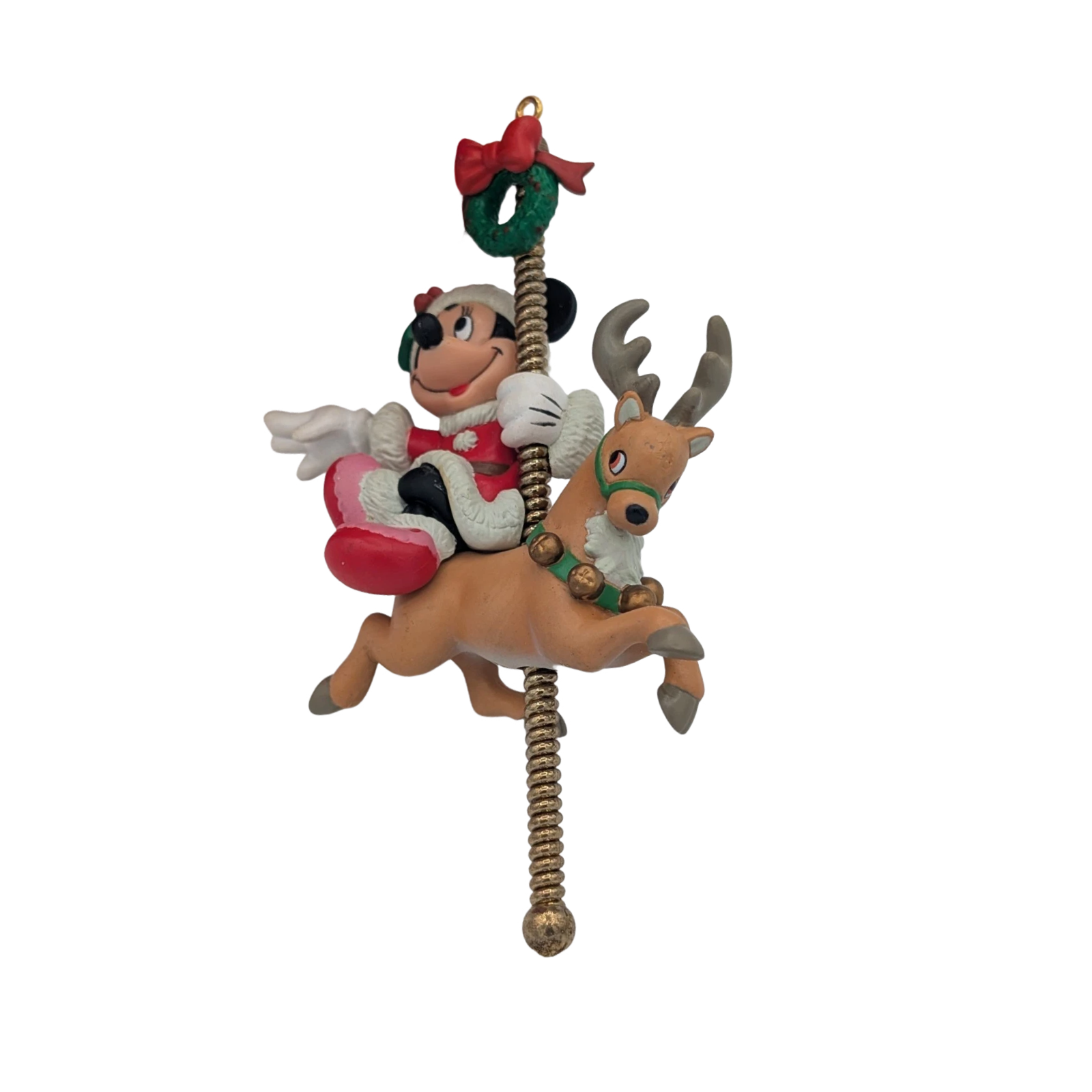 1990 Merry Reindeer Ride Enesco Ornament (Reindeer) 599719