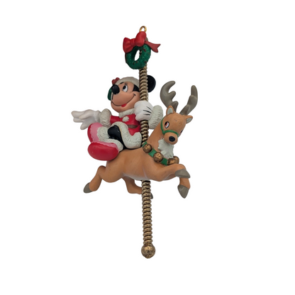 1990 Merry Reindeer Ride Enesco Ornament (Reindeer) 599719