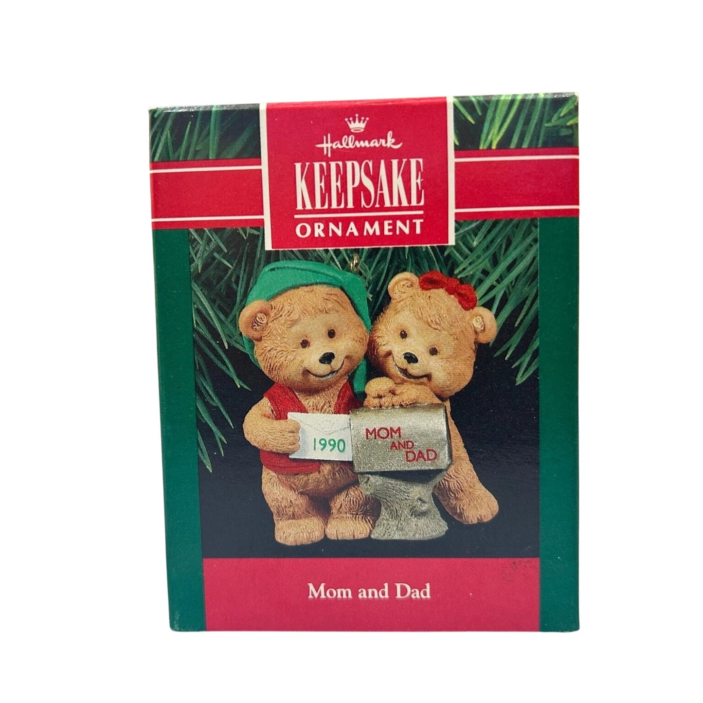 1990 Mom and Dad Hallmark Ornament (Teddy Bear) QX4593
