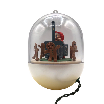 1990 Mrs. Santa's Kitchen Hallmark Ornament (Magic Light & Motion) QLX7263