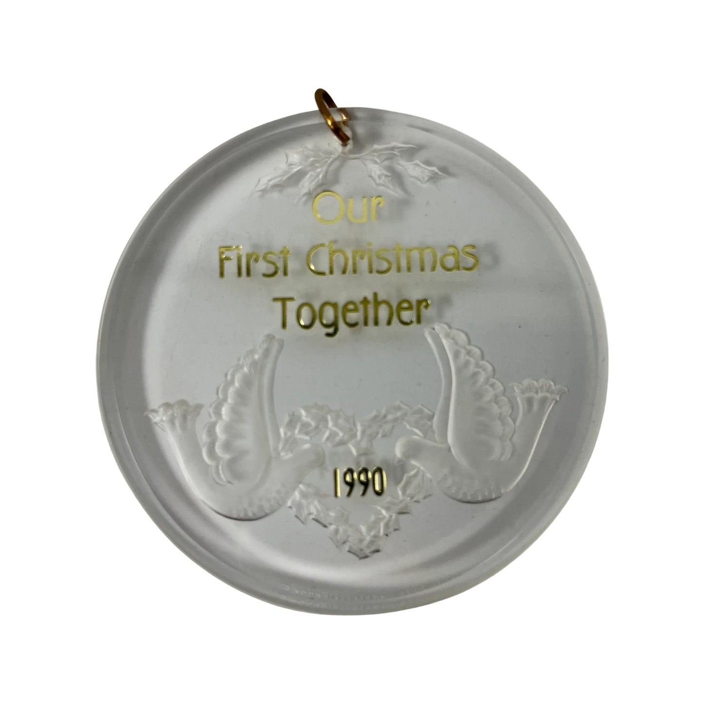 1990 Our First Christmas Together Hallmark Ornament (Our First Christmas) QX3146