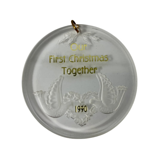 1990 Our First Christmas Together Hallmark Ornament (Our First Christmas) QX3146