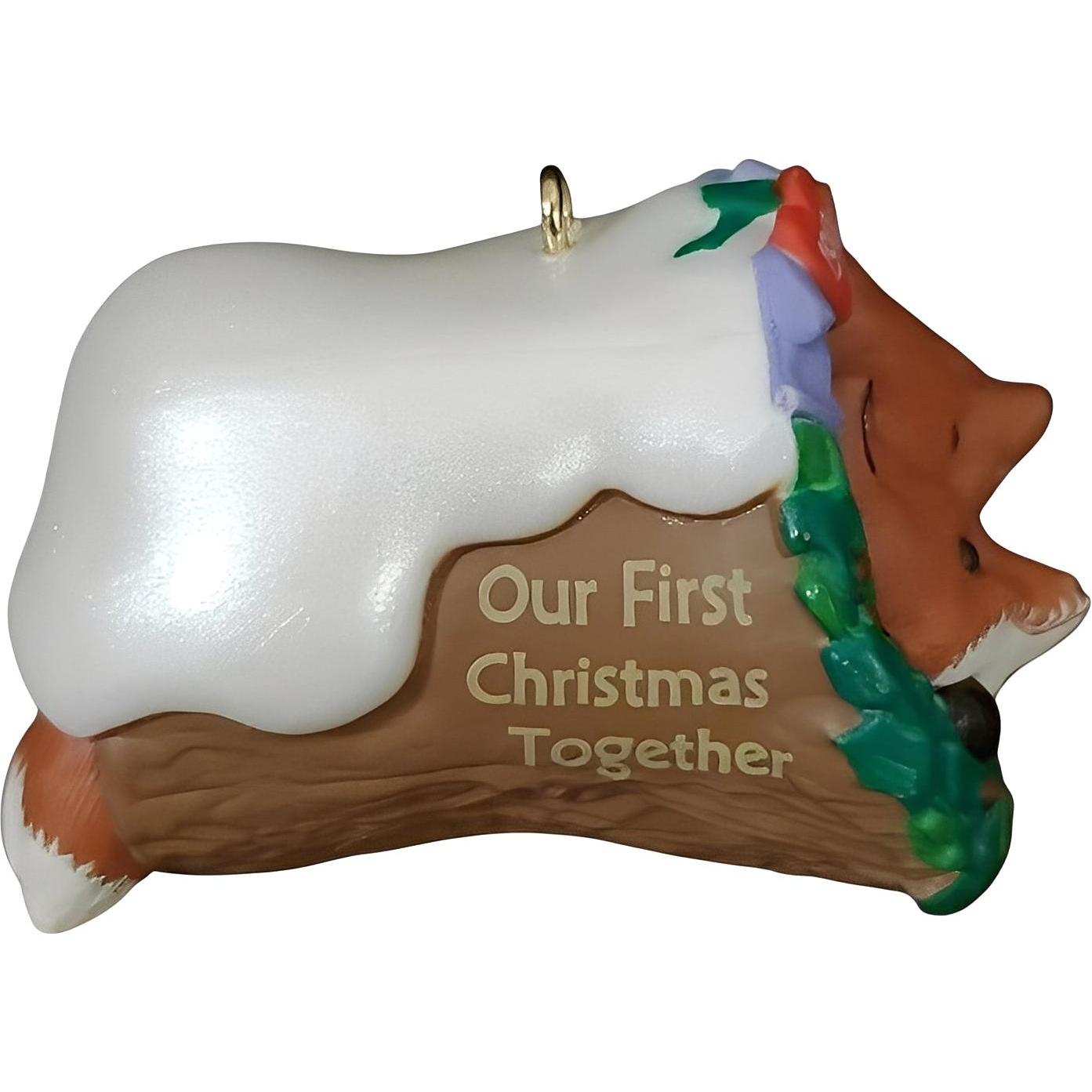 1990 Our First Christmas Together Hallmark Ornament (Our First Christmas) QX4883