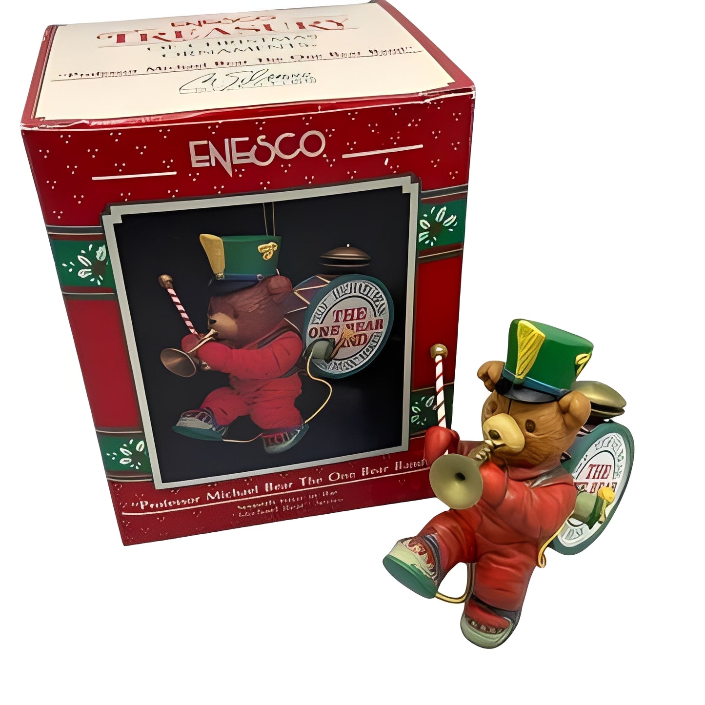 1990 Professor Michael Bear The One Bear Band - Seventh Issue in the "Michael Bear" Series (Enesco)