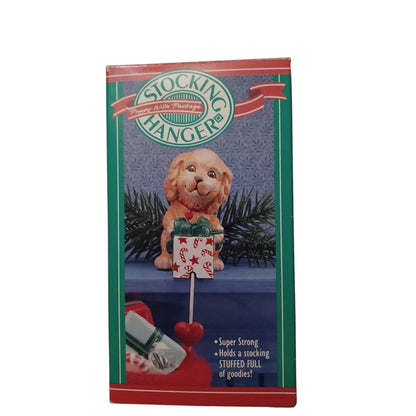 1990 Puppy with Package (Puppy) Stocking Hanger
