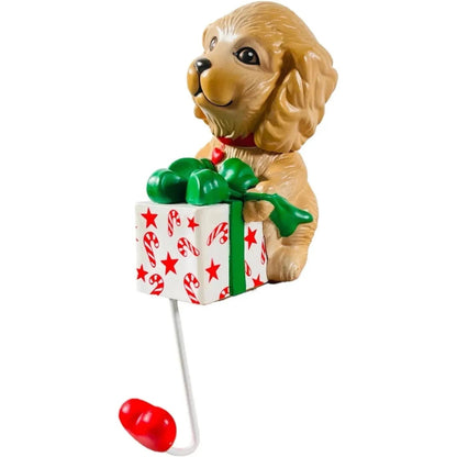1990 Puppy with Package (Puppy) Stocking Hanger