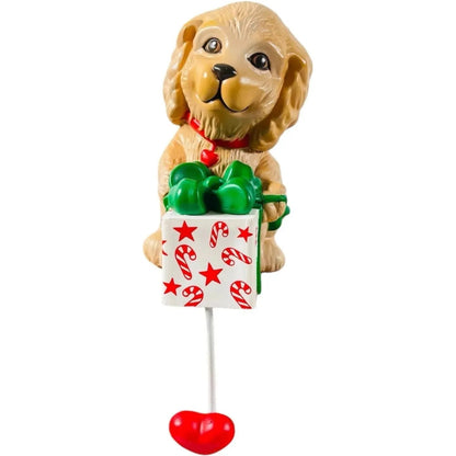 1990 Puppy with Package (Puppy) Stocking Hanger