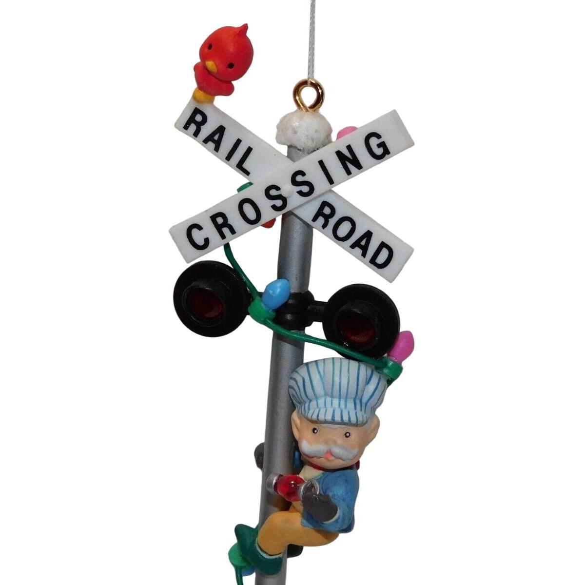 1990 Railroad Repairs - Third Issue in the Handy Dandy Elf Series Enesco Ornament (Elf) 573930