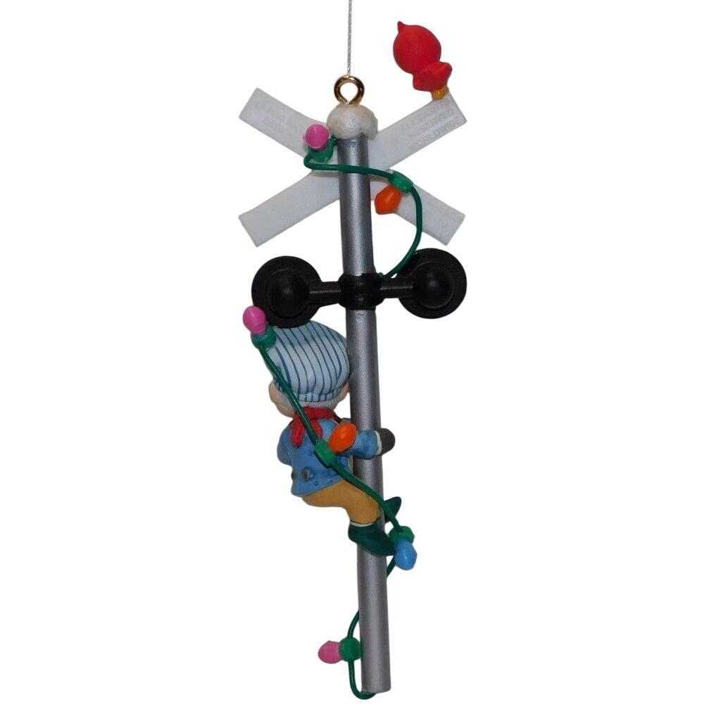 1990 Railroad Repairs - Third Issue in the Handy Dandy Elf Series Enesco Ornament (Elf) 573930
