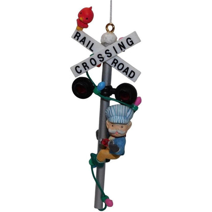 1990 Railroad Repairs - Third Issue in the Handy Dandy Elf Series Enesco Ornament (Elf) 573930