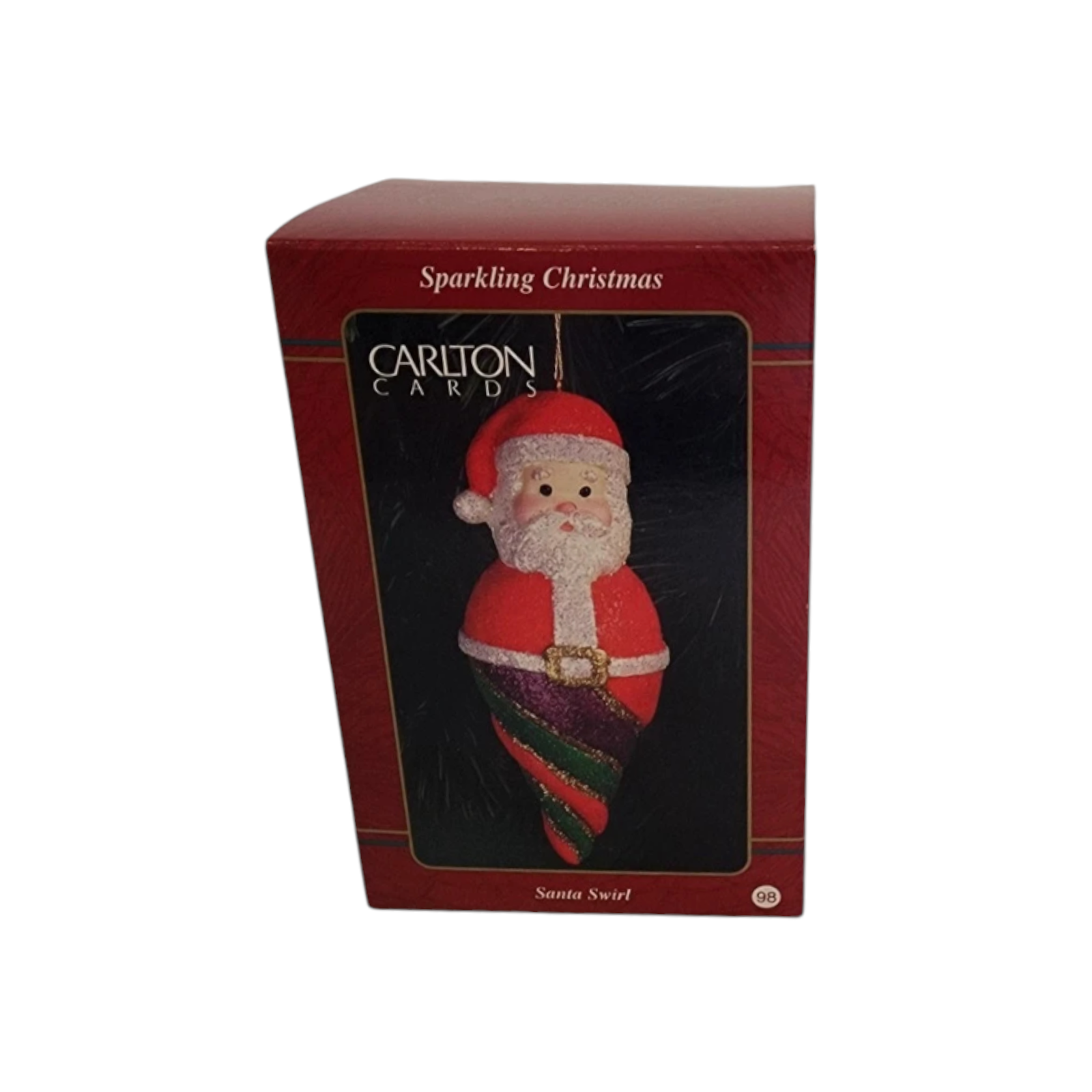 1990 Santa Swirl Carlton Cards Ornaments (Santa Claus) CXOR-103W