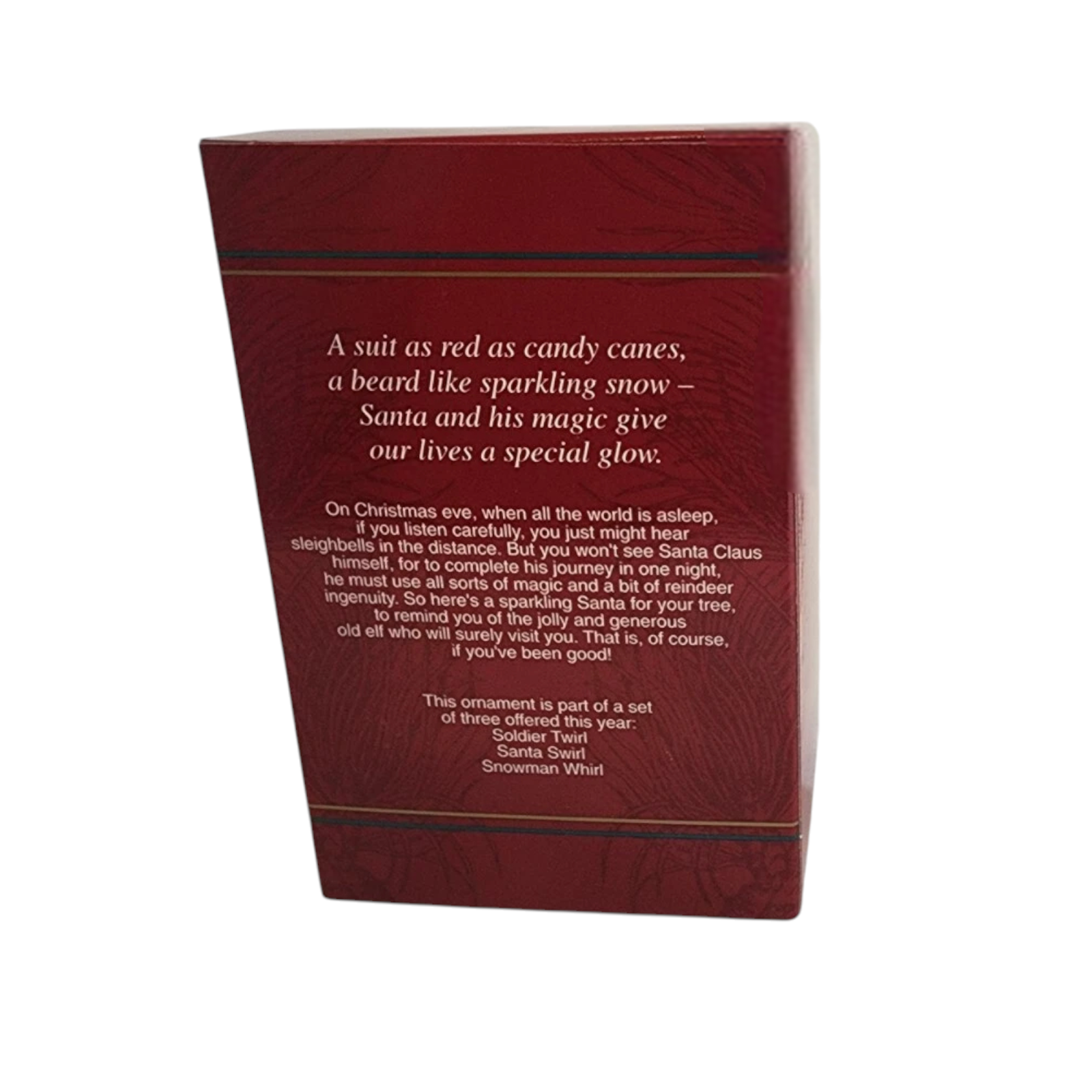 1990 Santa Swirl Carlton Cards Ornaments (Santa Claus) CXOR-103W