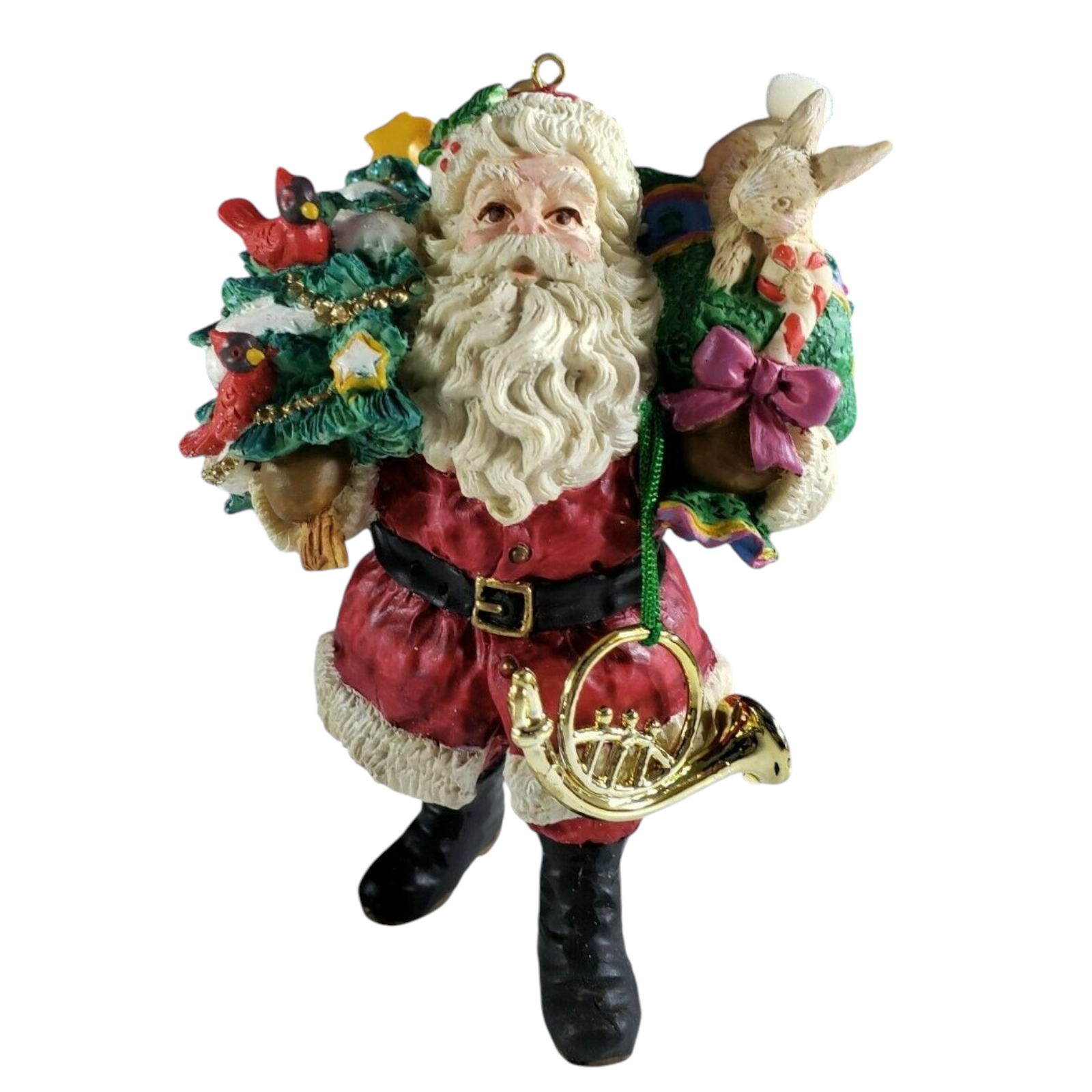 1990 Santa's On His Way! Carlton Cards Ornaments (Santa Claus) ORN-127M