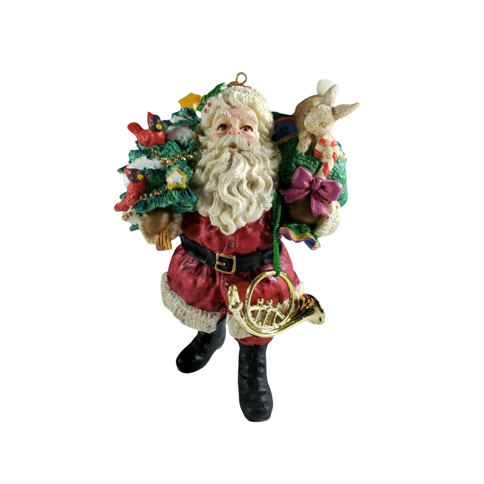 1990 Santa's On His Way! Carlton Cards Ornaments (Santa Claus) ORN-127M