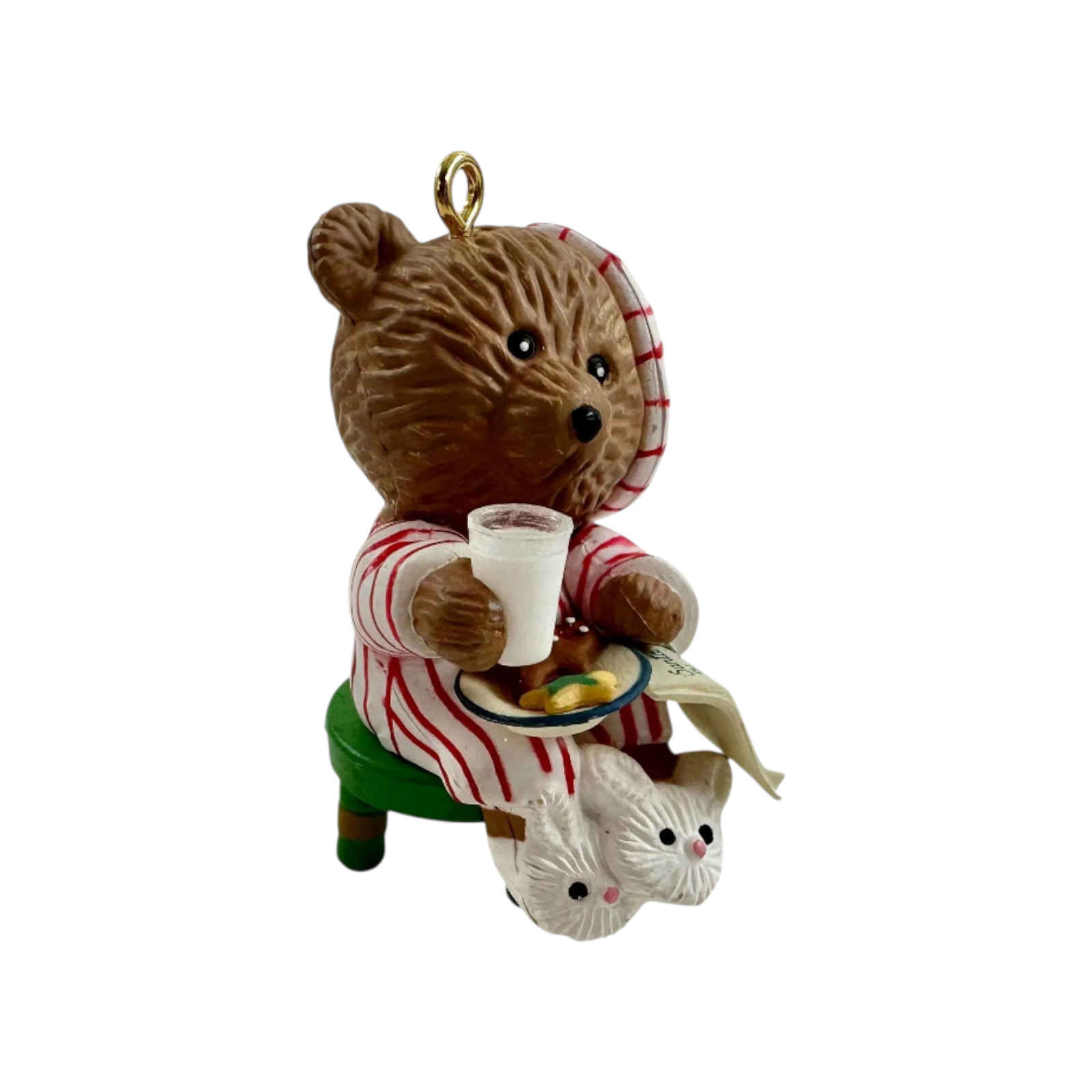 1990 Santa's Roommate Carlton Cards Ornaments (Teddy Bear) 102361-6