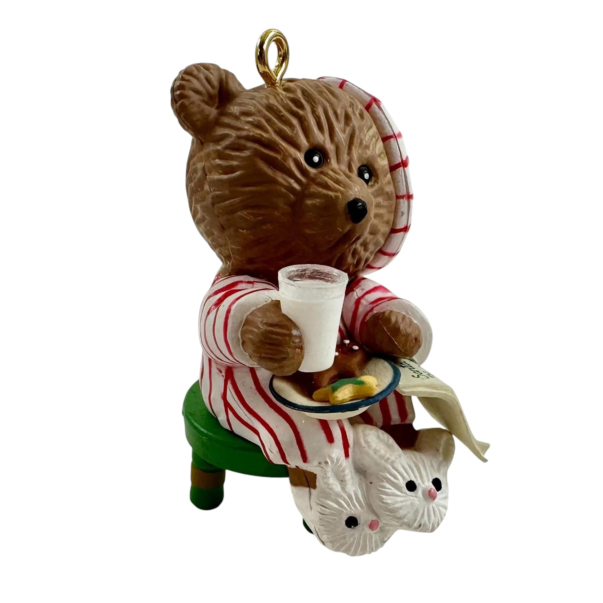 1990 Santa's Roommate Carlton Cards Ornaments (Teddy Bear) 102361-6