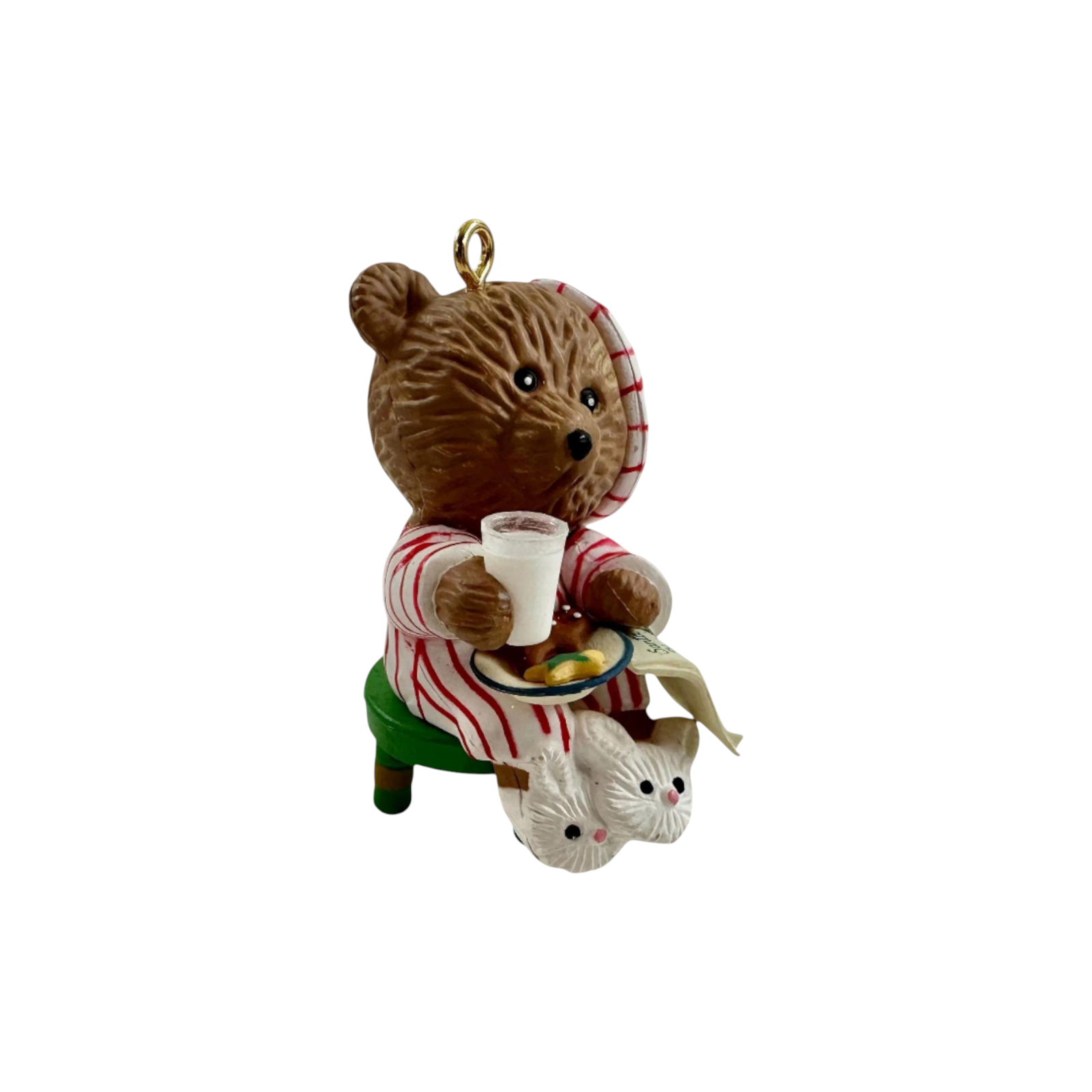 1990 Santa's Roommate Carlton Cards Ornaments (Teddy Bear) 102361-6