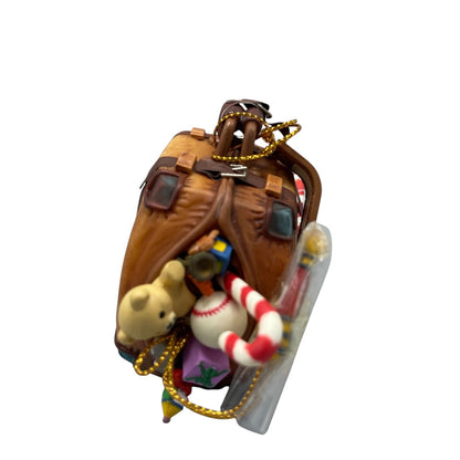 1990 Santa's Suitcase Enesco Ornament (Treasury of Christmas) 566160