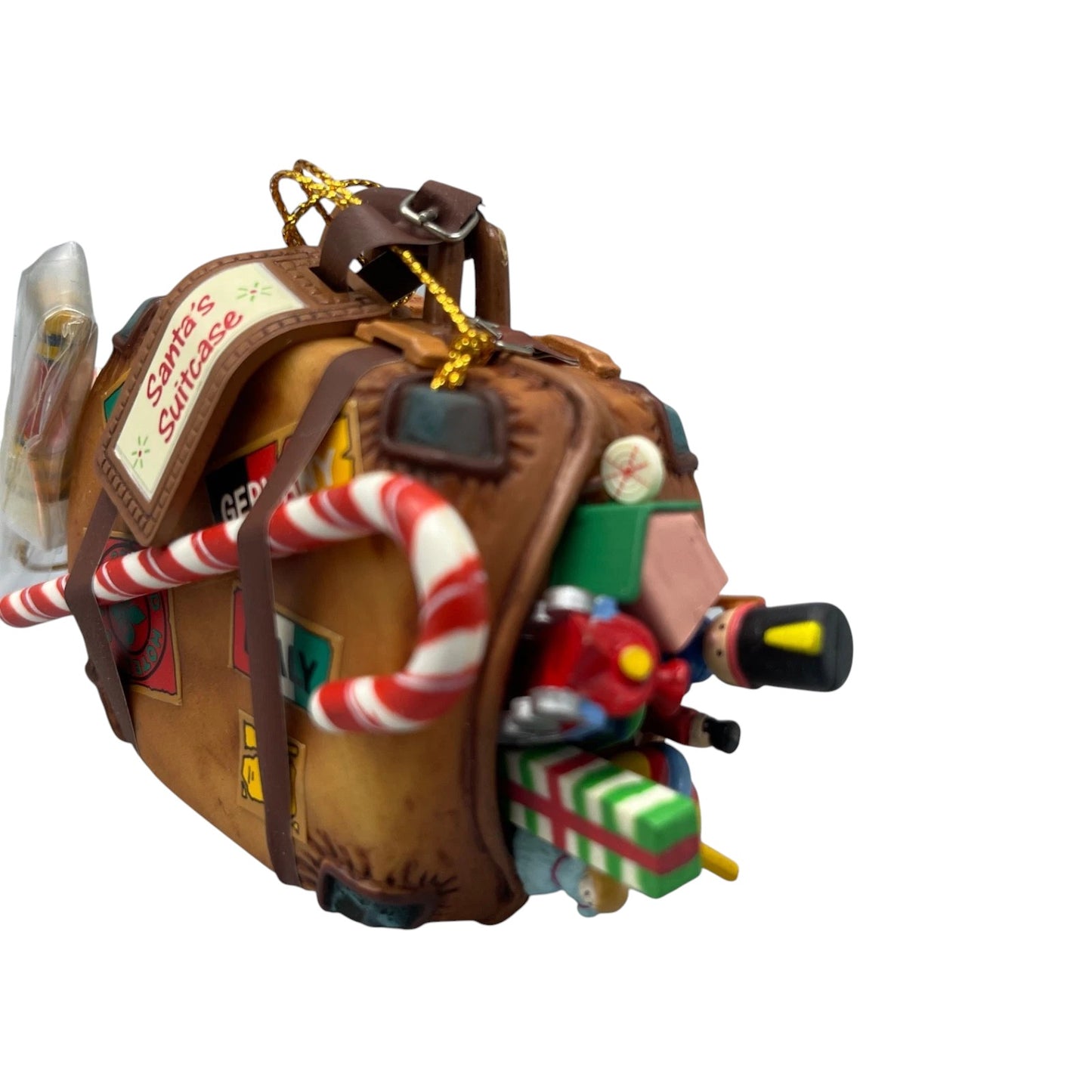 1990 Santa's Suitcase Enesco Ornament (Treasury of Christmas) 566160