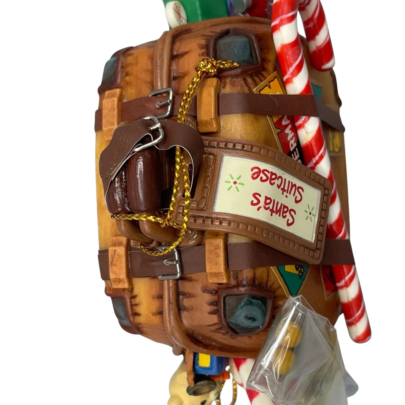 1990 Santa's Suitcase Enesco Ornament (Treasury of Christmas) 566160