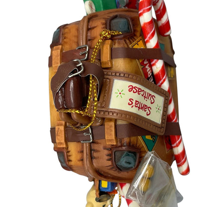 1990 Santa's Suitcase Enesco Ornament (Treasury of Christmas) 566160