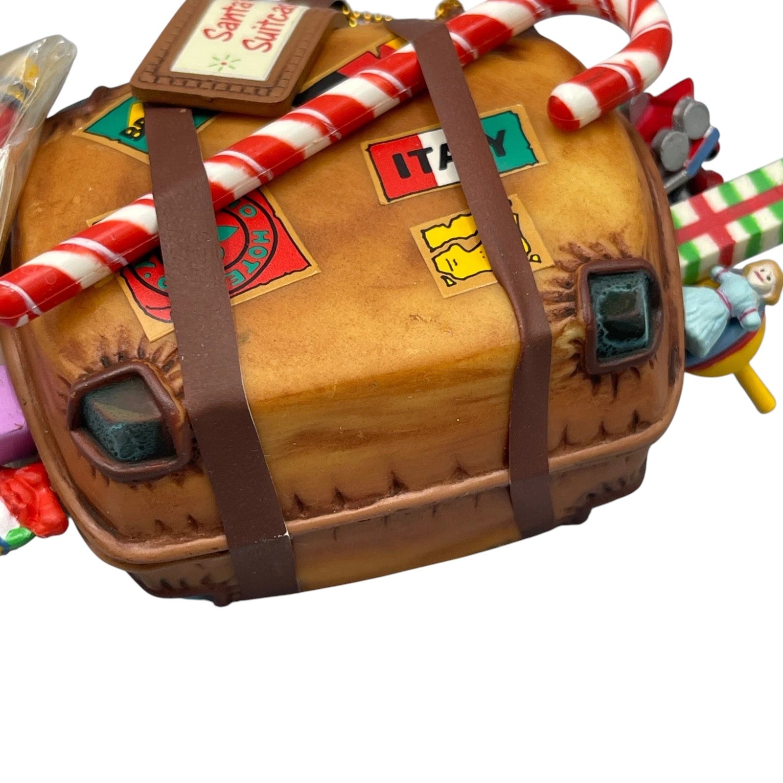 1990 Santa's Suitcase Enesco Ornament (Treasury of Christmas) 566160