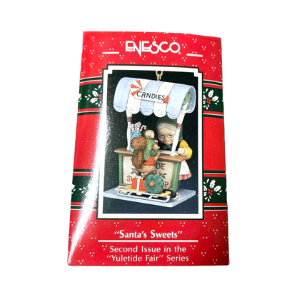 1990 Santa's Sweets - Second Issue in the "Yuletide Fair" Series (Christmas Window)