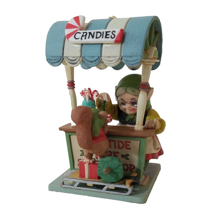 1990 Santa's Sweets - Second Issue in the "Yuletide Fair" Series (Christmas Window)