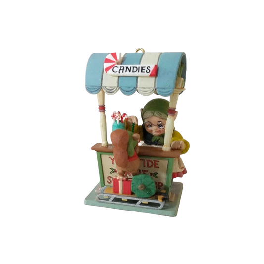 1990 Santa's Sweets - Second Issue in the "Yuletide Fair" Series (Christmas Window)