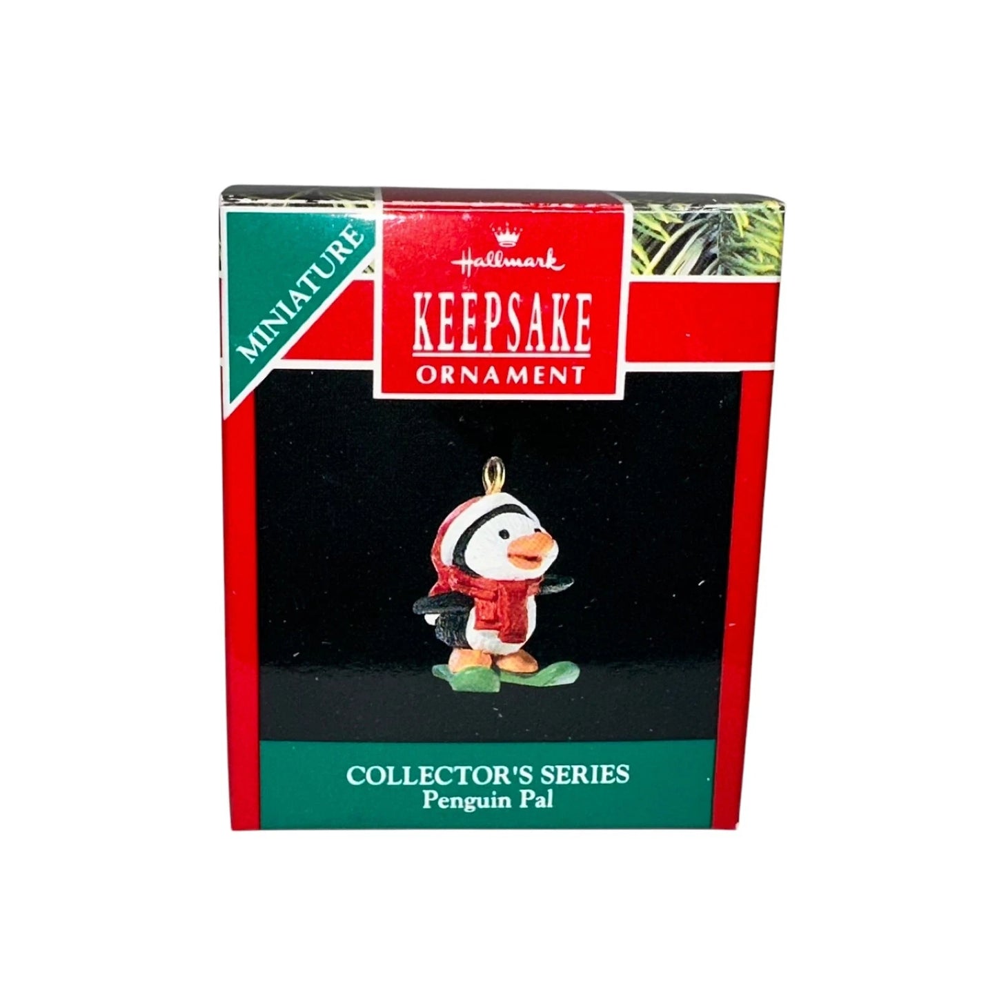 1990 Skis Hallmark Ornament (Penguin Pal) QXM5746