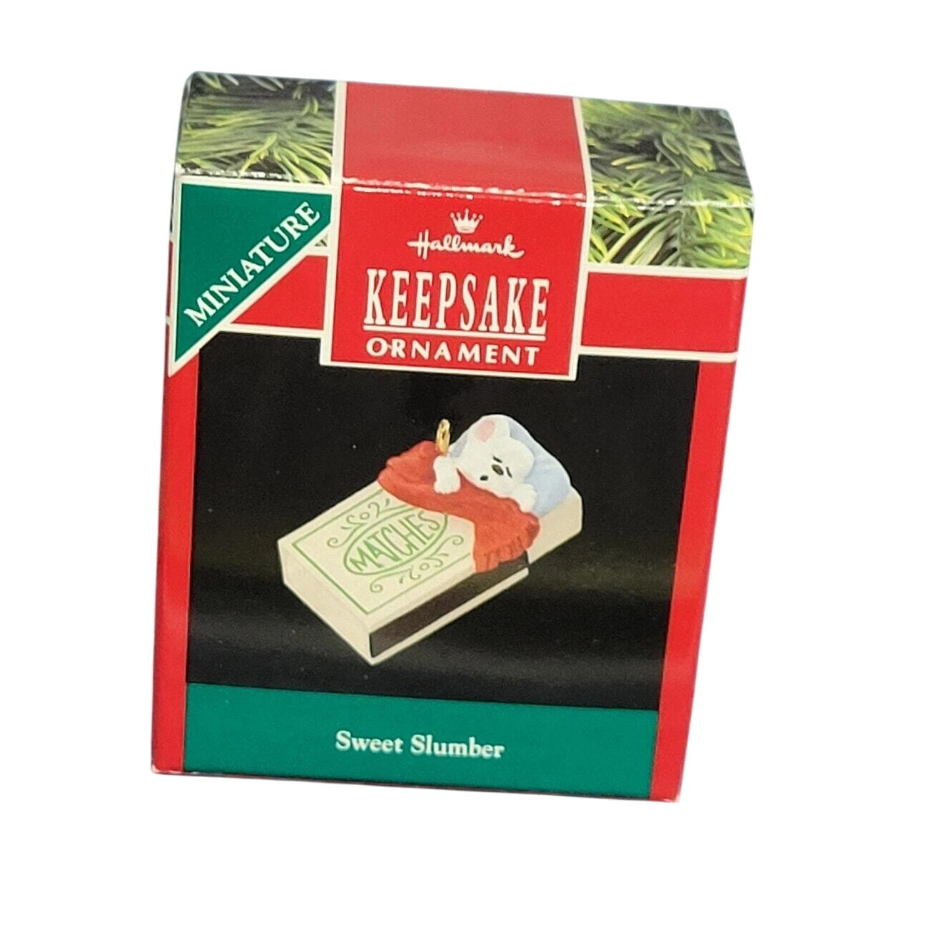 1990 Sweet Slumber Hallmark Ornament (Matchbox) qxm5663