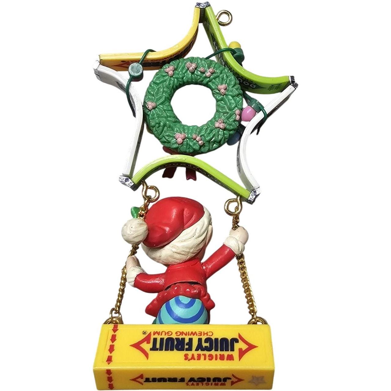 1990 Swinging On A Star - Chewing Gum Enesco Ornament (Wreath) 166642