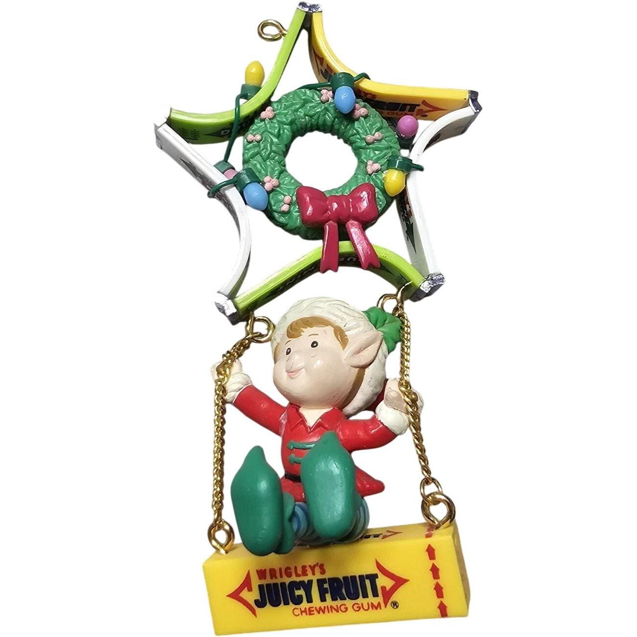 1990 Swinging On A Star - Chewing Gum Enesco Ornament (Wreath) 166642
