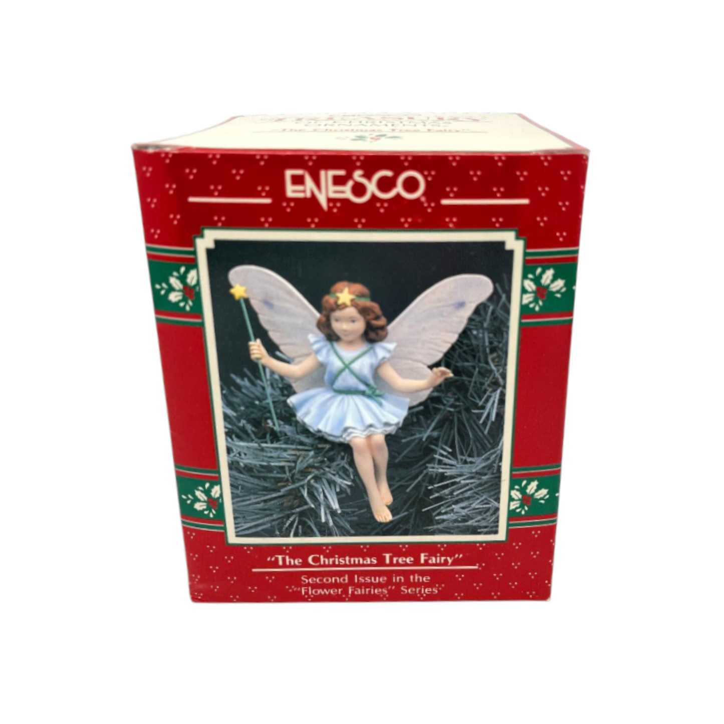 1990 The Christmas Tree Fairy - Second Issue in the " Flower Fairies" Series (Fairy Angel)