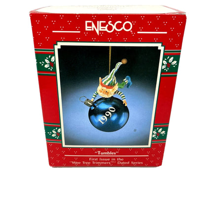 1990 Tumbles Enesco Ornament (Wee Tree Trimmers) 566519