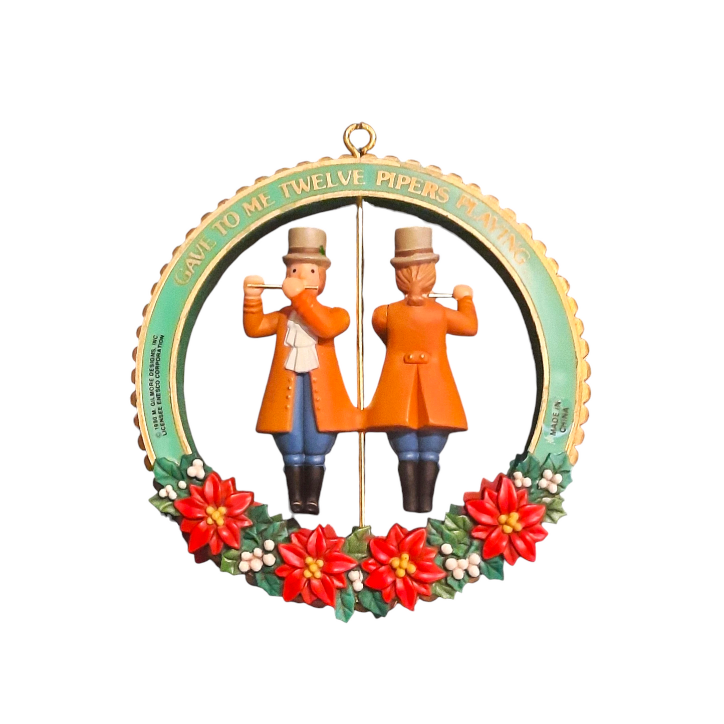 1990 Twelve Pipers Piping - Twelfth and Final Issue in the Twelve Days of Christmas Series (Twelve Days of Christmas)