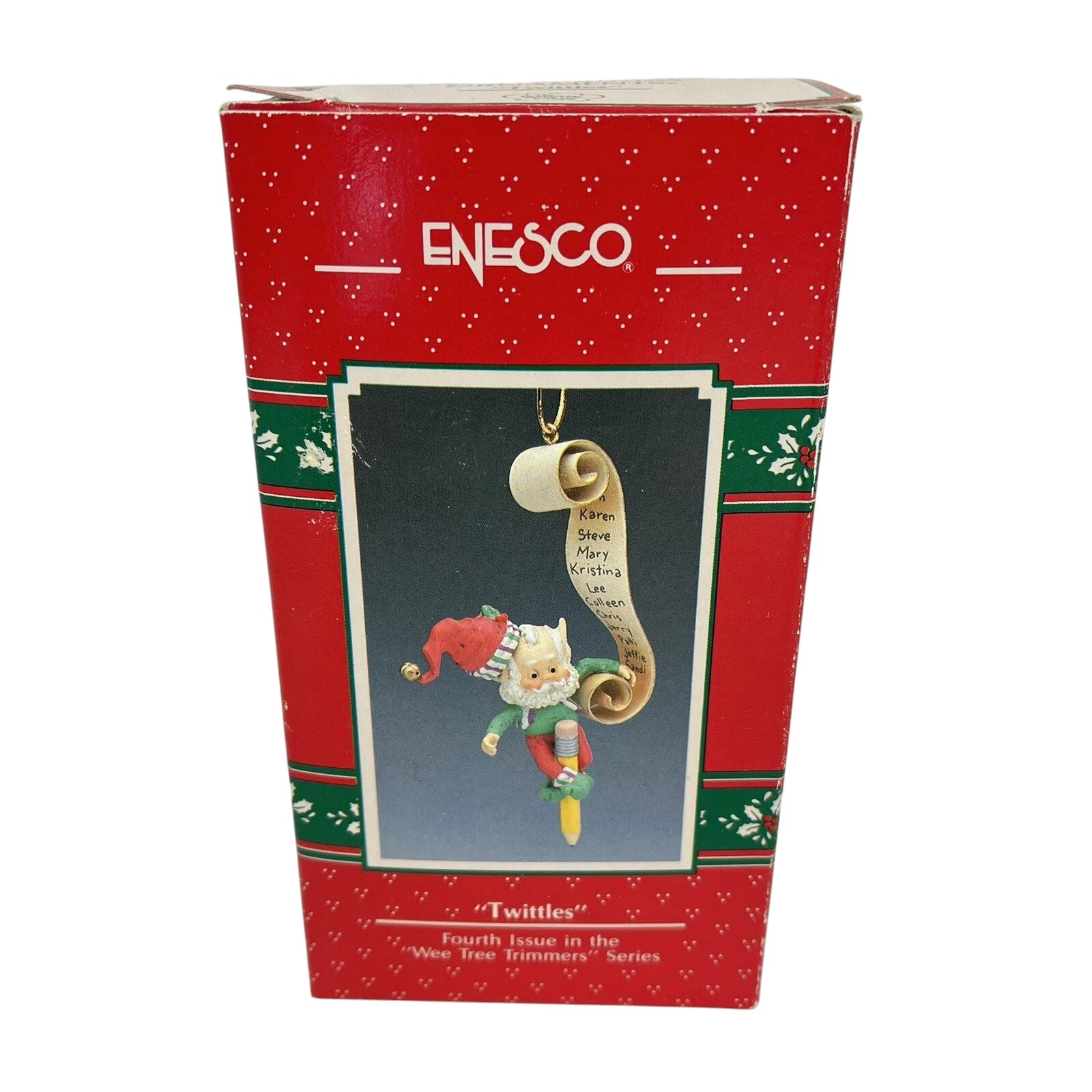 1990 Twittles Enesco Ornament (Wee Tree Trimmers) 566551
