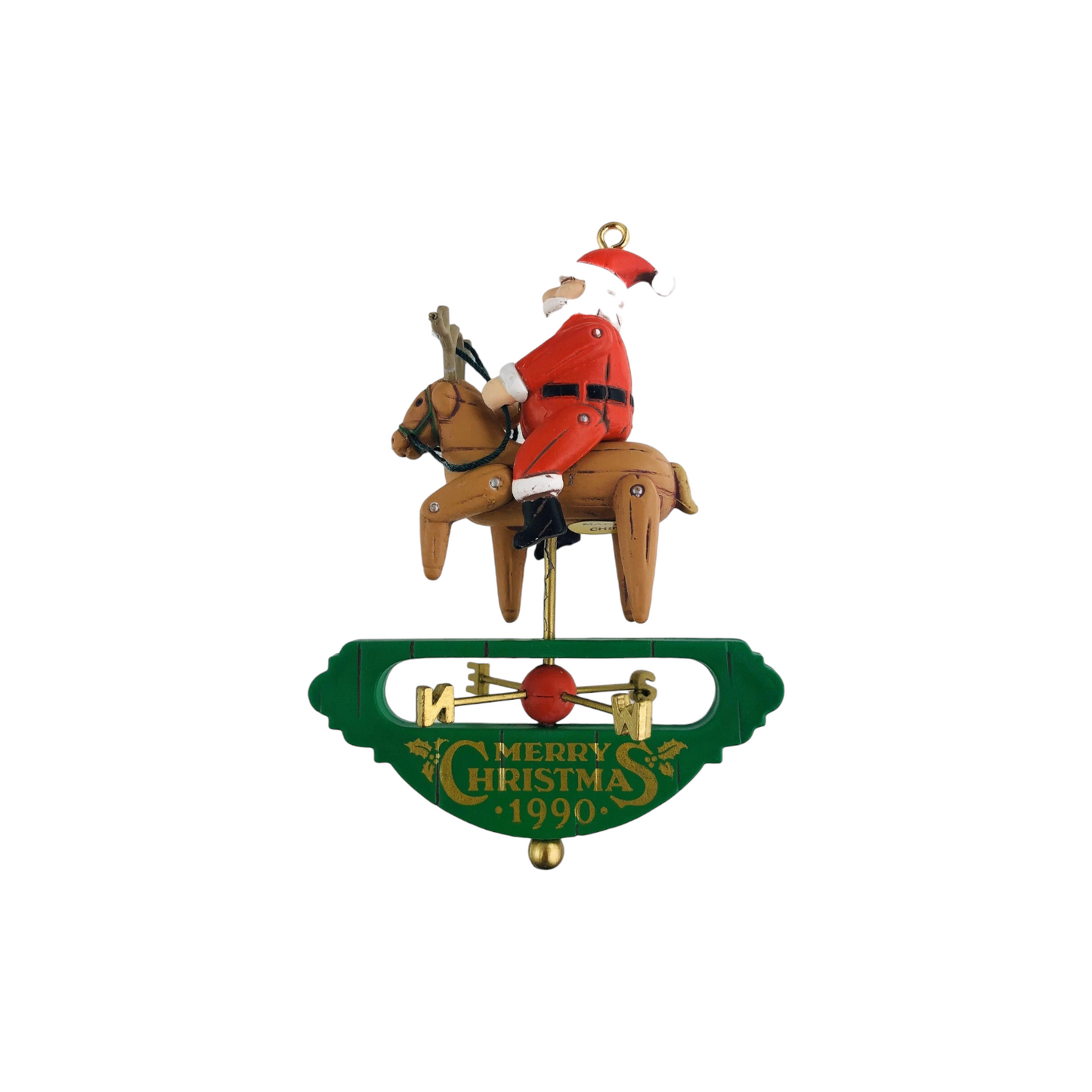 1990 UP on the Roof Top Carlton Cards Ornaments (Santa Claus) 102309-8