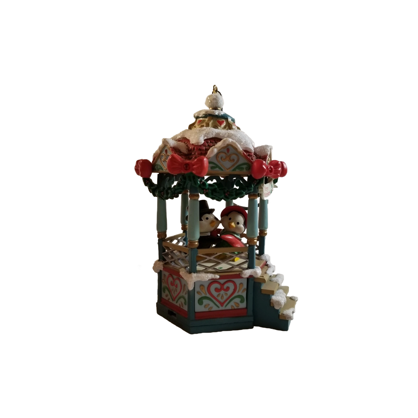 1990 A Feeling of Christmas Carlton Cards Ornaments (Penguins) ORN-075M Image1