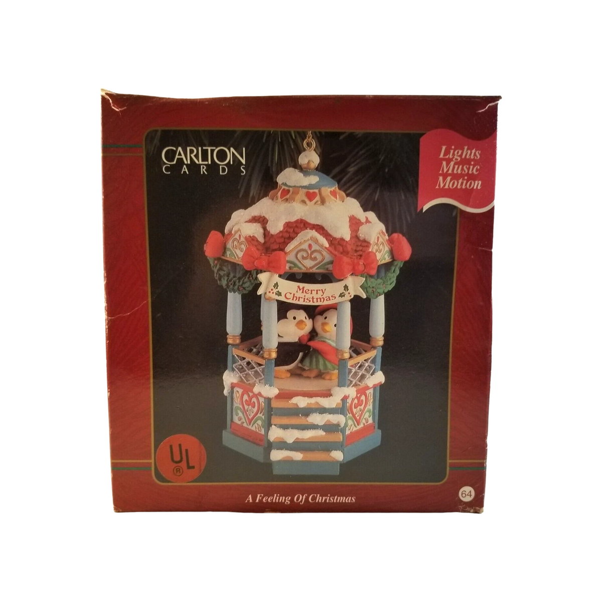 1990 A Feeling of Christmas Carlton Cards Ornaments (Penguins) ORN-075M Image2