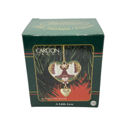 1990 A Little Love Carlton Cards Ornaments (Heart) CXOR-156A Image2