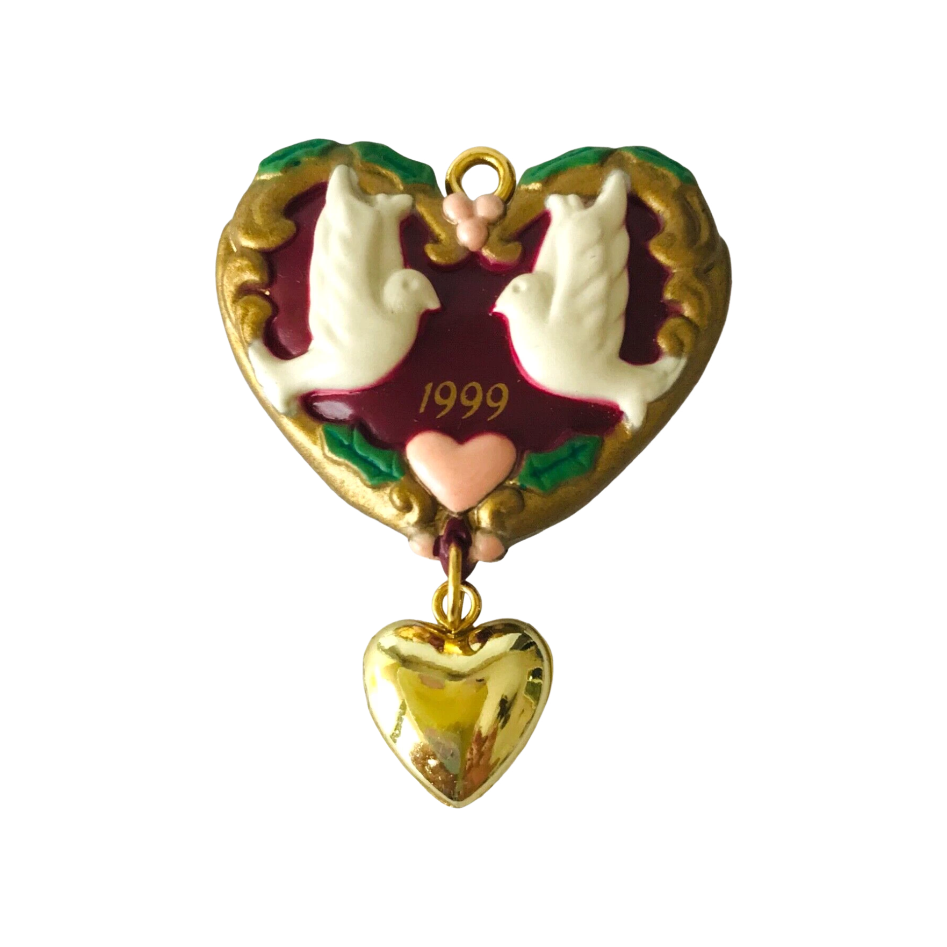 1990 A Little Love Carlton Cards Ornaments (Heart) CXOR-156A Image3
