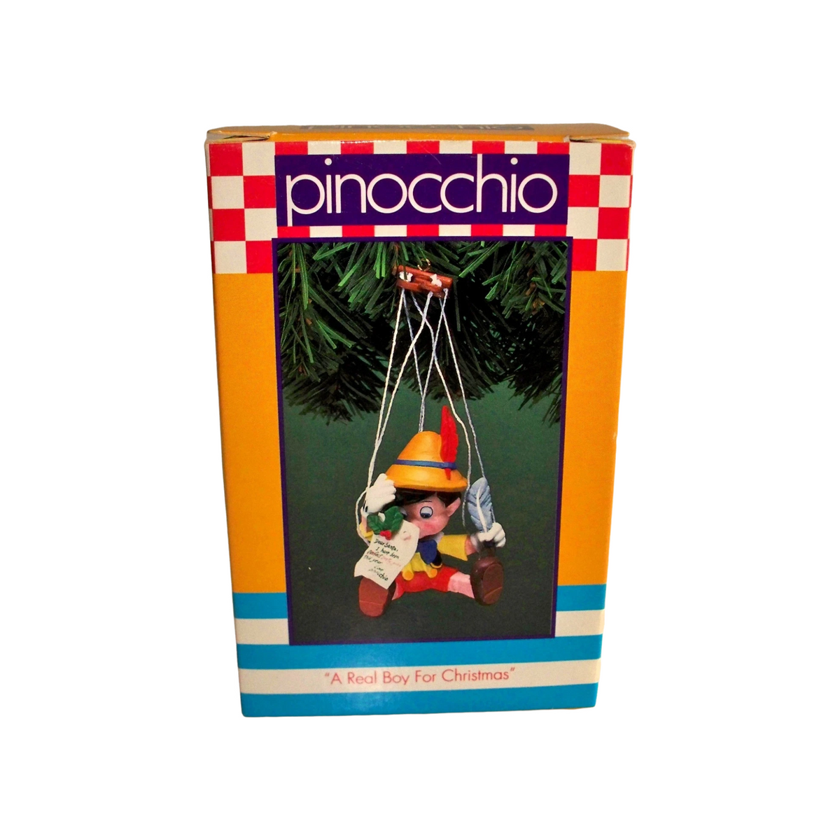 1990 A Real Boy for Christmas Enesco Ornament (Pinocchio) 551821 Image2